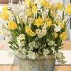 Menu Sunny Side Potted Bulb Garden -plant shop MG1690 daffodils tulips